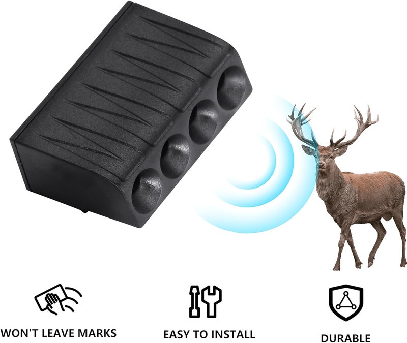 jomjeu Store Deer Whistles for Vehicles - Truck Car Motorcycle Deer Horns for Vehicles 4-Horns Deer Alerts for Vehicles Better Effect Deer Deterrent for Cars - Ideal for Drivers, Commuters, Outdoor Enthusiasts - Image 4